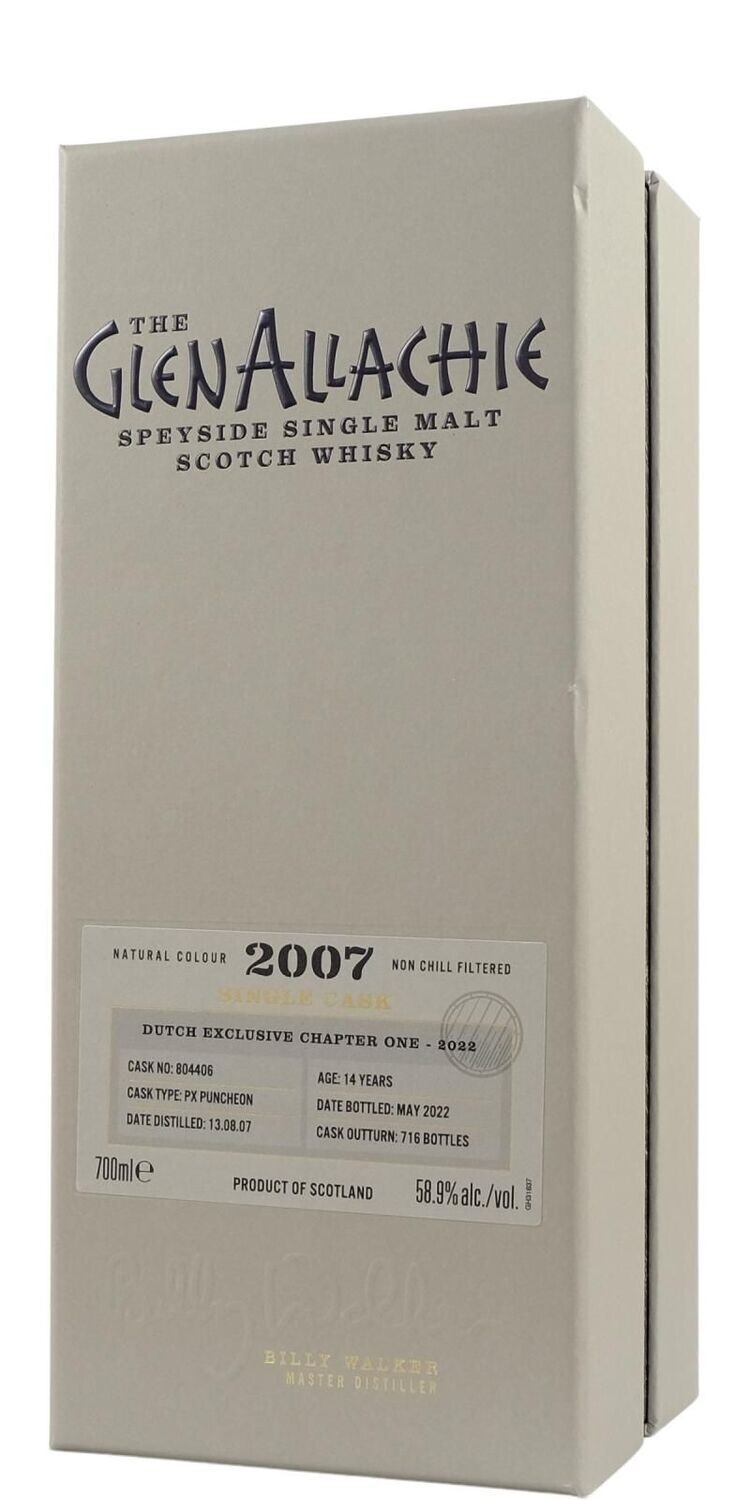 GlenAllachie 14 years - 2007 – The Netherlands exclusive - Chapter 1 - 58.9% GlenAllachie 14 years - 2007 – The Netherlands exclusive - Chapter 1 - 58.9%