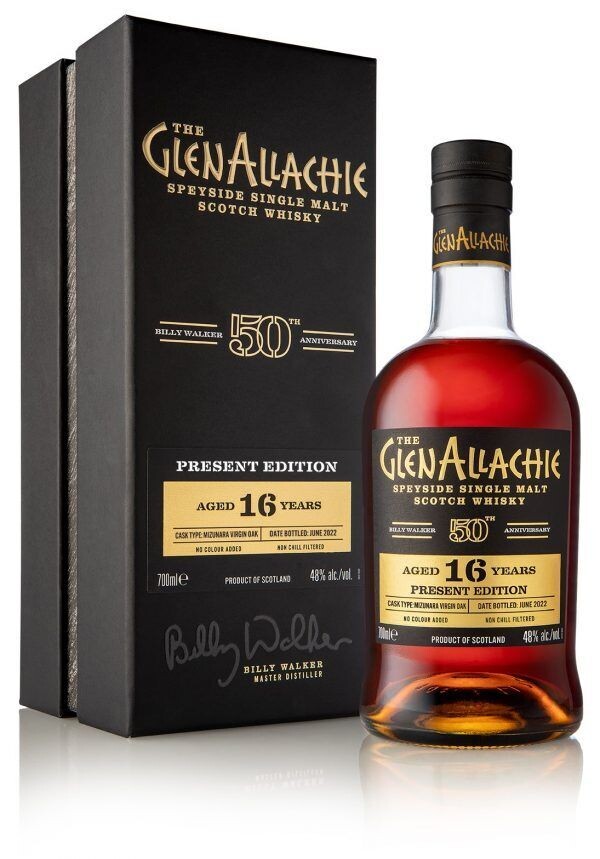 GlenAllachie Present Edition 16 years - Mizunara - 48%