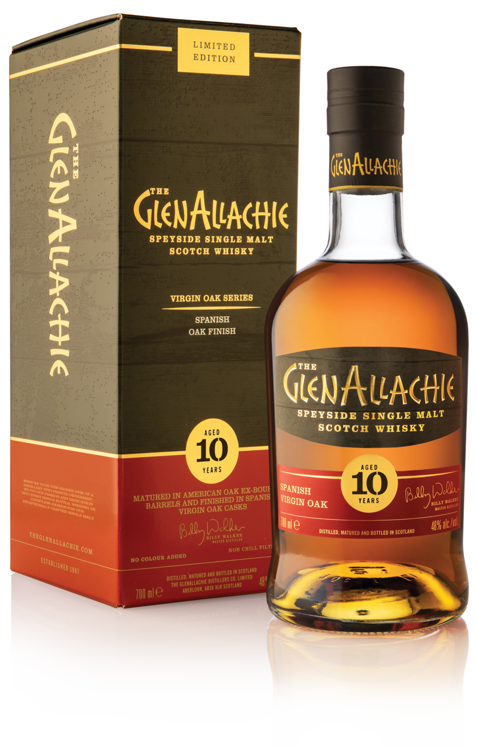 GlenAllachie 10 years Spanish Oak Finish - 48%
