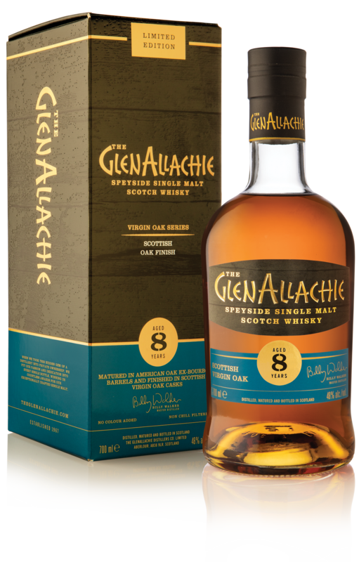 GlenAllachie 8 years Scottisch Oak Finish - 48%