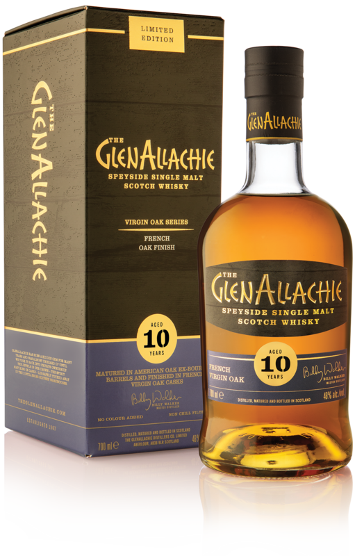 GlenAllachie Virgin Oak Series - French Oak - 10 years  - 48%