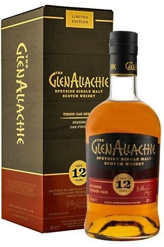 GlenAllachie - 12 years - Virgin Oak Spanish oak - 48%