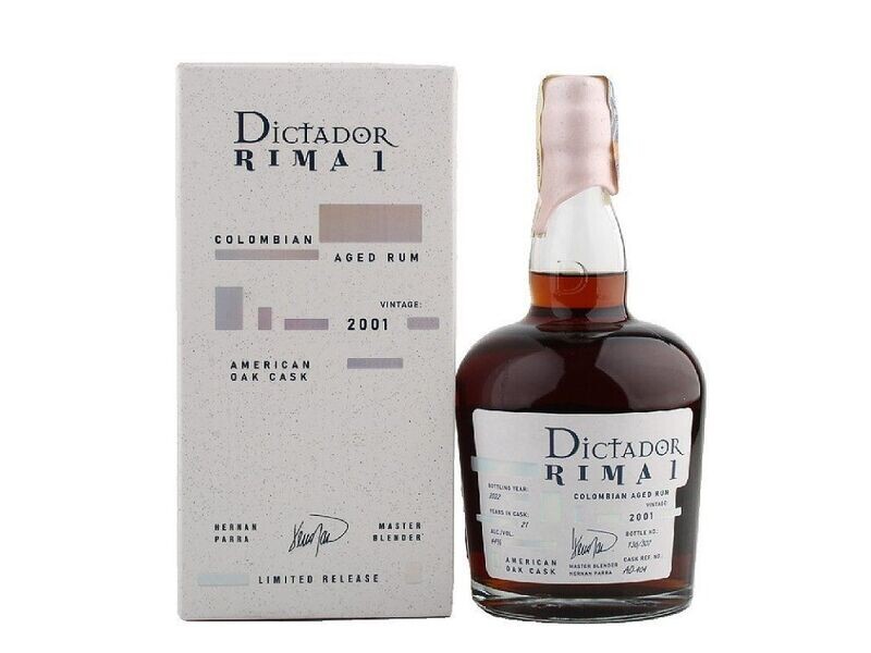 Dictador Rima 1 - Vintage 2001 - American Oak Cask - 44%