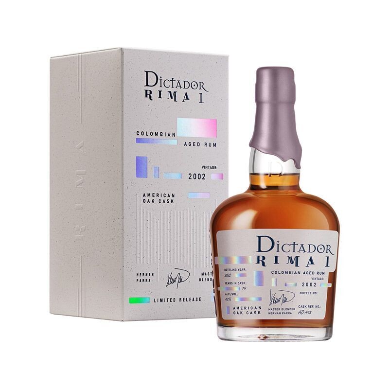 Dictador Rima 1  -  Vintage 2002 - American Oak Cask - 42%
