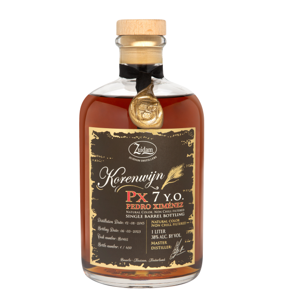 Zuidam Korenwijn Pedro Ximénez 7 years - Single Barrel - 38%