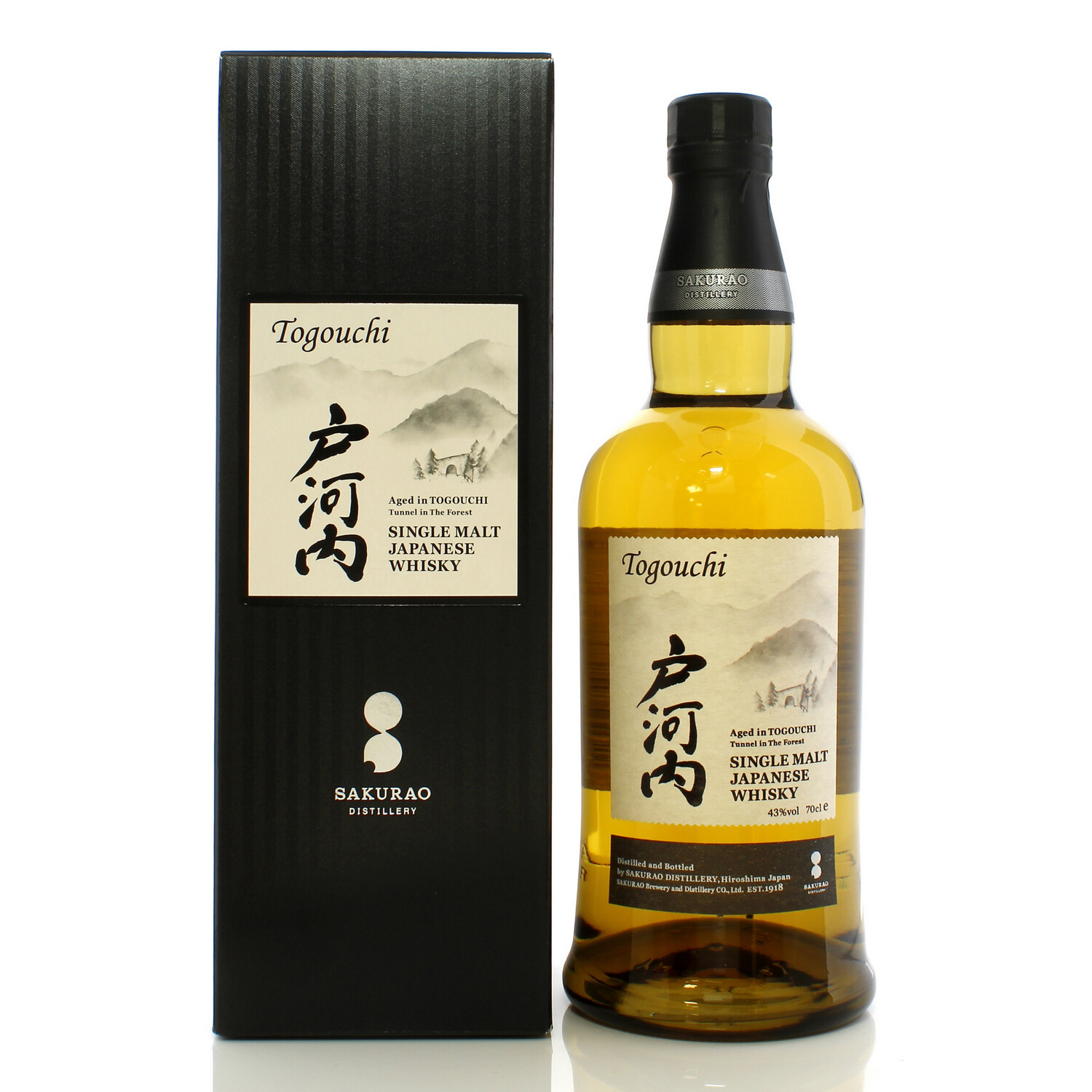 Sakurao Japanse Single Malt Whisky - 43%
