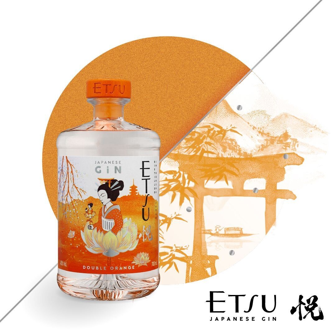 Etsu Double Orange Gin - 43% Etsu Double Orange Gin - 43%