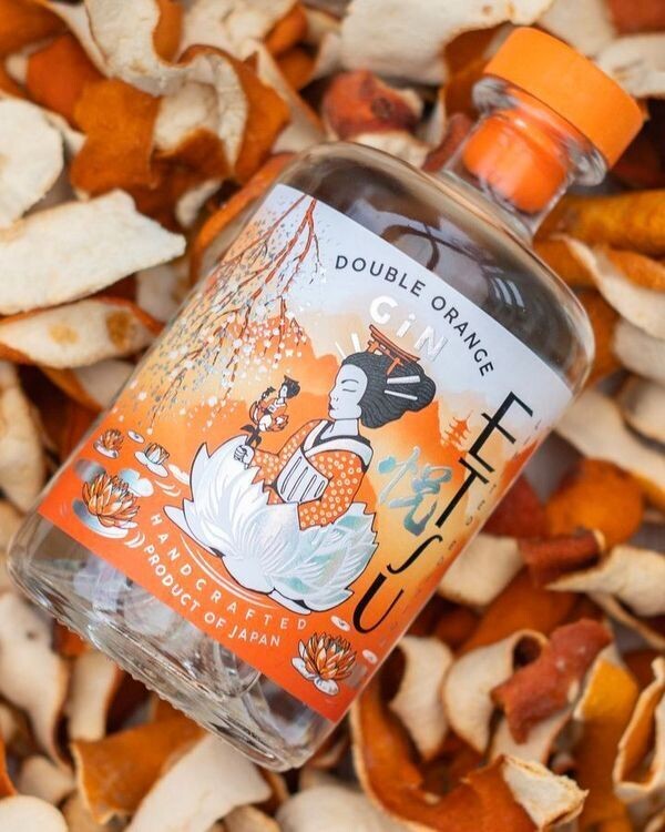 Etsu Double Orange Gin - 43% Etsu Double Orange Gin - 43%