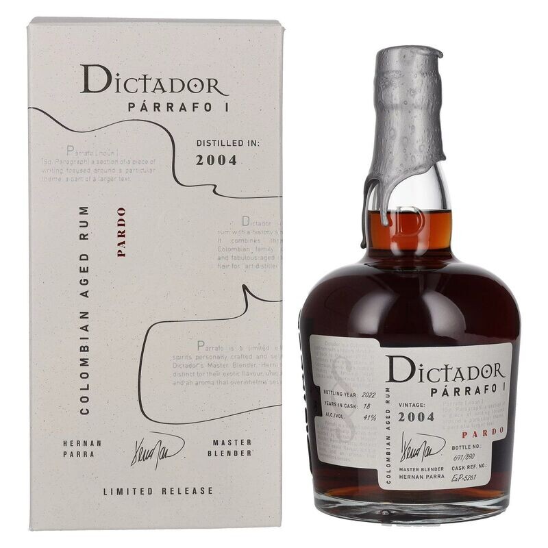 Dictador Parrafo 1 - Vintage 2004 - Port Cask - 41%