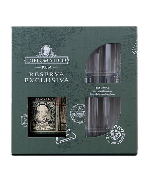 Diplomatico Reserva Exclusiva Cadeauverpakking - 40% Diplomatico Reserva Exclusiva Cadeauverpakking - 40%