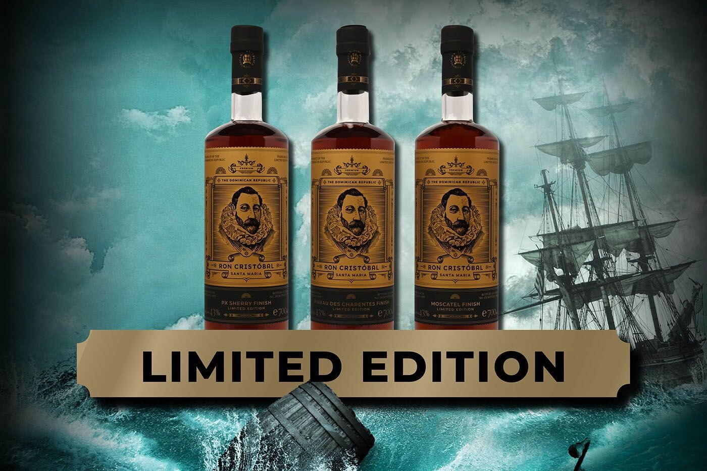 Ron Cristobal Santa Maria - Moscatel Cask - 44%