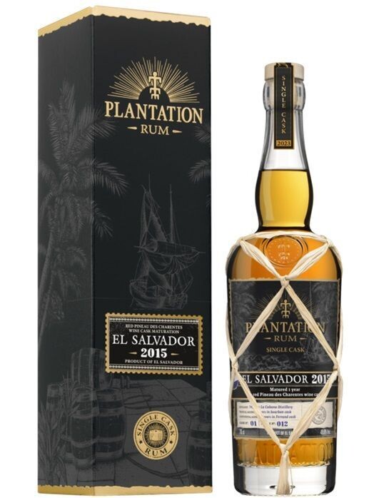 Plantation el Salvador 2015  Single Cask rum - 49%