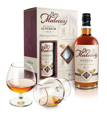 Malecon Reserva Superior - 12 years - Cadeauverpakking - 40%