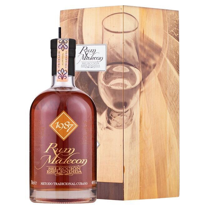 Ron Malecon - Reserva - Seleccion Esplendida - in houten kist - 40%