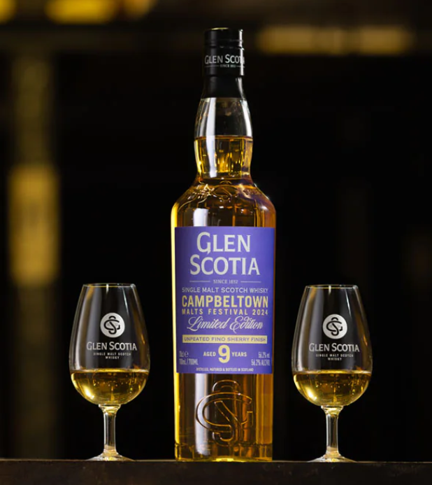 Glen Scotia 9 years - Unpeated Fino Sherry Cask - Campbeltown Festival 2024 - 56.2% Glen Scotia 9 years - Unpeated Fino Sherry Cask - Campbeltown Festival 2024 - 56.2%