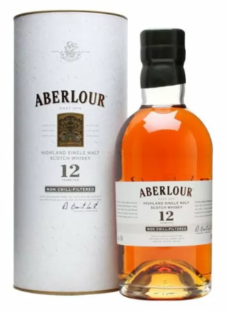 Aberlour 12 years - non chill filtered - witte koker - 48%