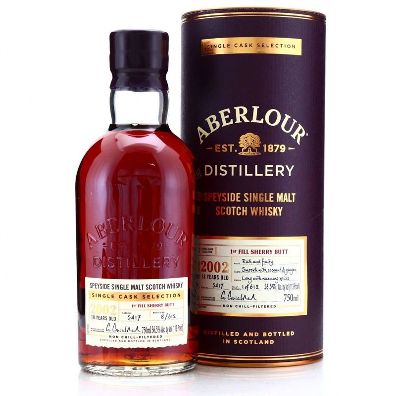 Aberlour 17 years - 2002 - 1st. Fill Sherry - 58.8%