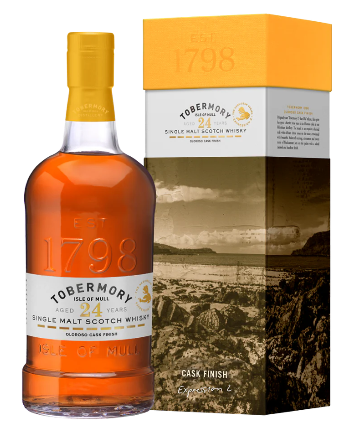 Tobermory 24 years - 52.5%