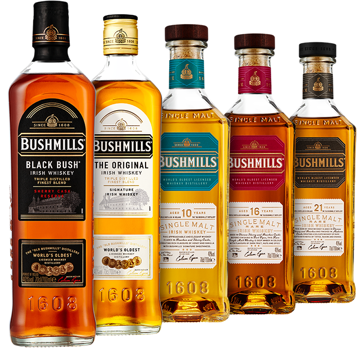 Bushmills 14 years - Malaga Cask - 40% Bushmills 14 years - Malaga Cask - 40%