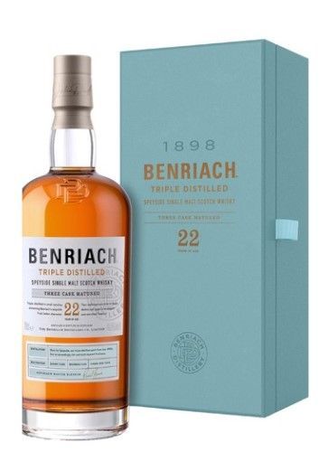 BenRiach 22 years - Triple Distilled - 46.8%
