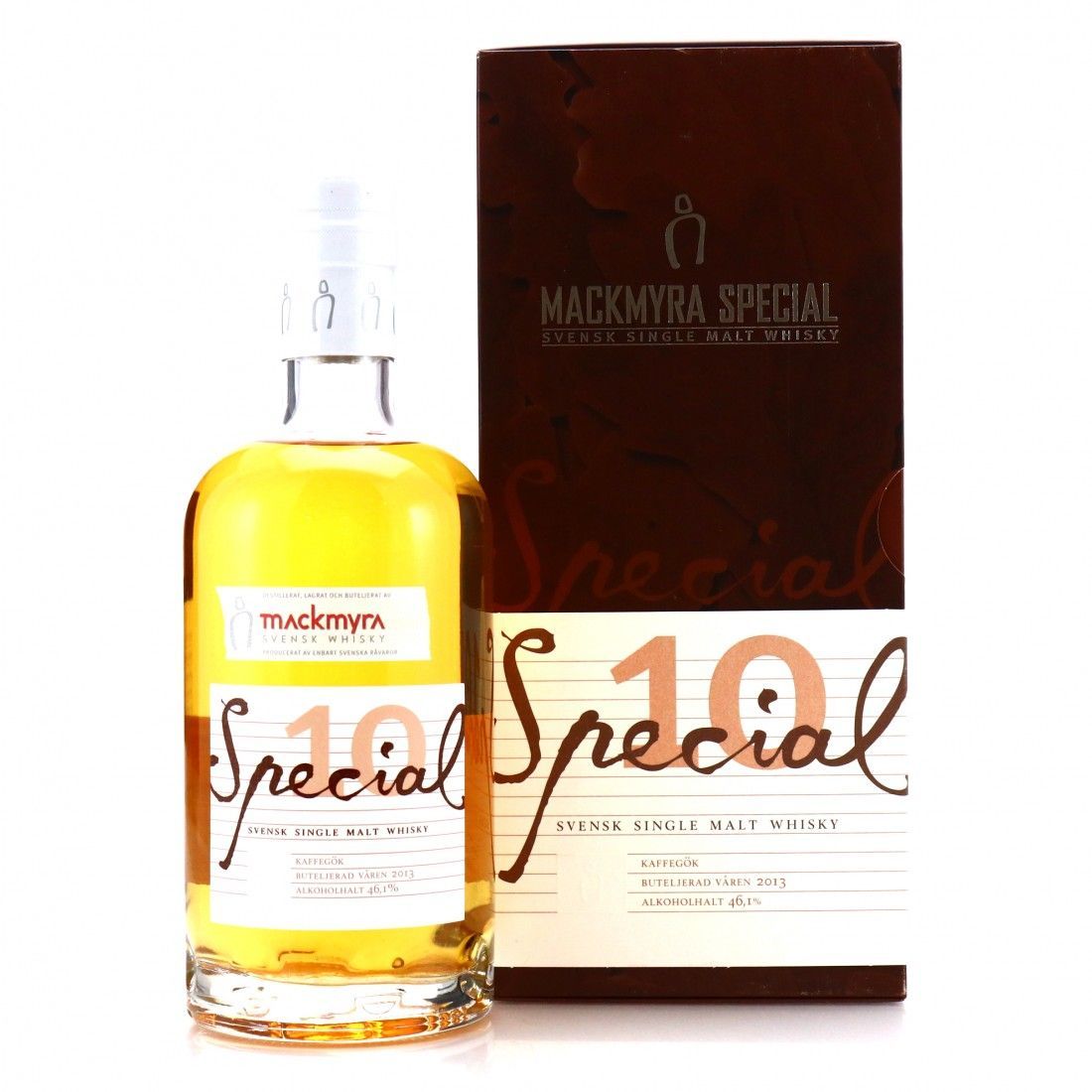 Mackmyra - Special No 10 - Buteljerad Varen 2013 /Kaffegök  - 46.1%
