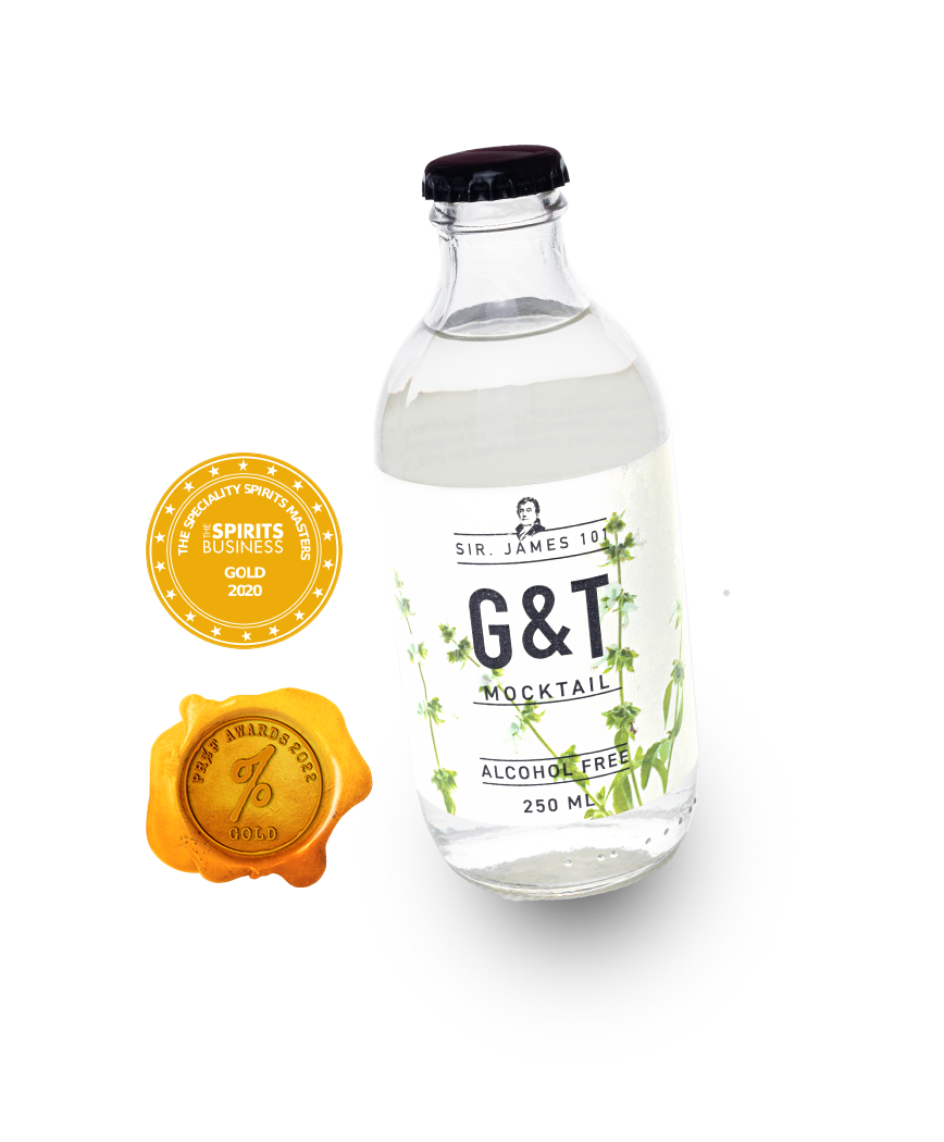 Sir James G&T alcohol vrij - 0.0% alc.