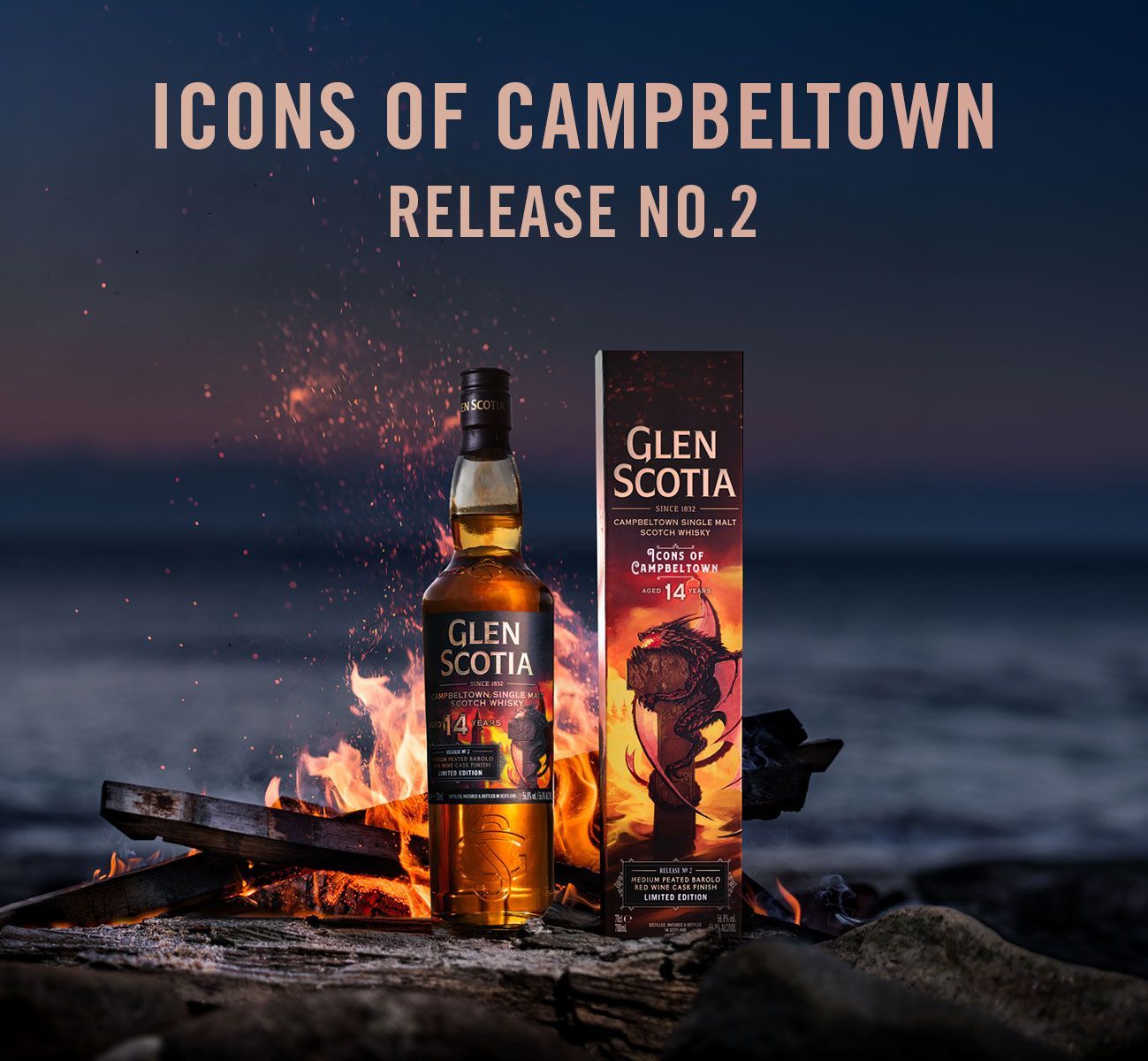 Glen Scotia Icons of Campbeltown - 14 years - Cask Strenght - Batch #2 - 56.8% Glen Scotia Icons of Campbeltown - 14 years - Cask Strenght - Batch #2 - 56.8%