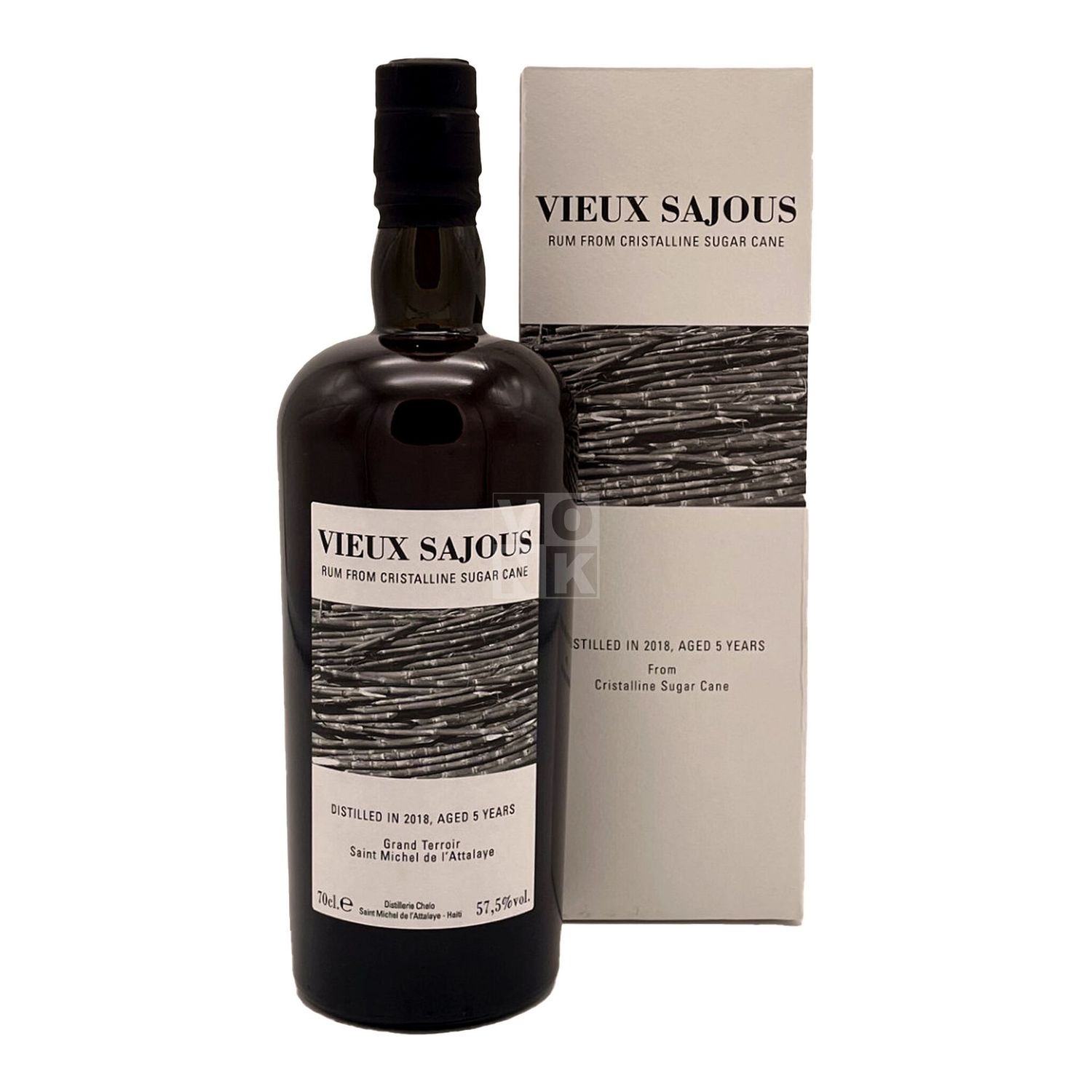Clairin Vieux Salous  - 2018 - Cristalline Sugar Cane - 57.5%
