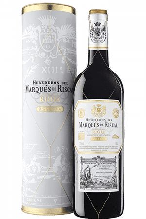 Marqués de Riscal Rioja Reserva in metalen giftpack