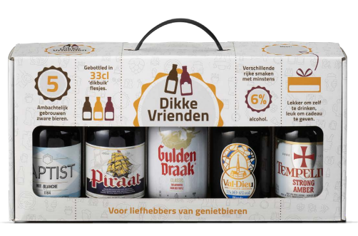 Dikke vrienden bierpakket - Let op geen verzending!