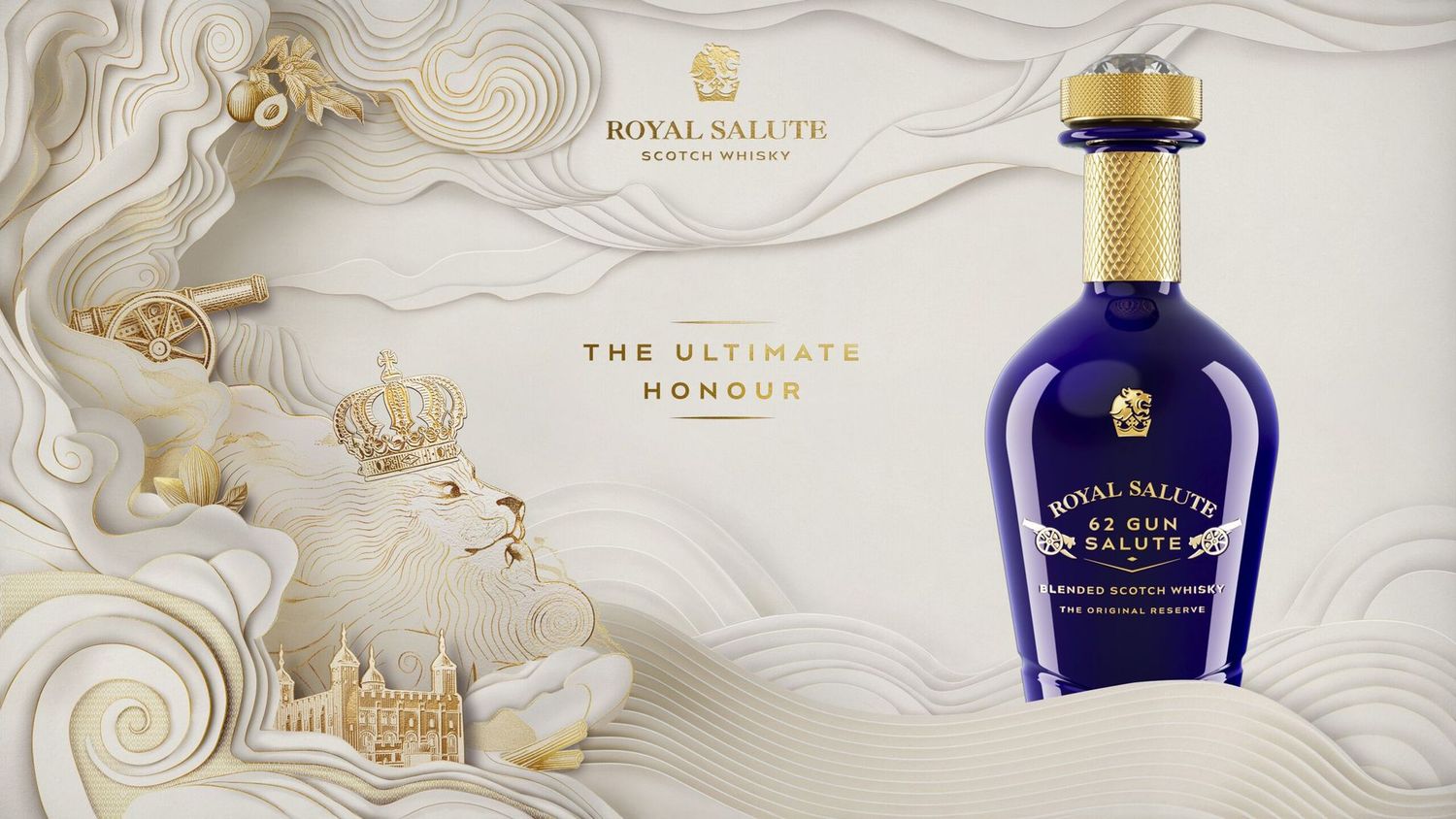 Chivas Regal Royal Salute - 62 Gun Salute - The Original Reserve - 43% Chivas Regal Royal Salute - 62 Gun Salute - The Original Reserve - 43%