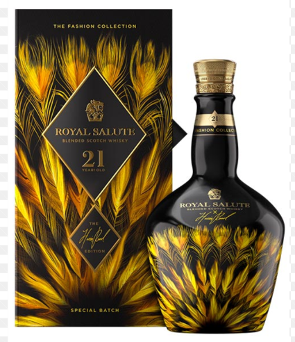 Chivas Regal Royal Salute - 21 years Harris Read Edition Gold