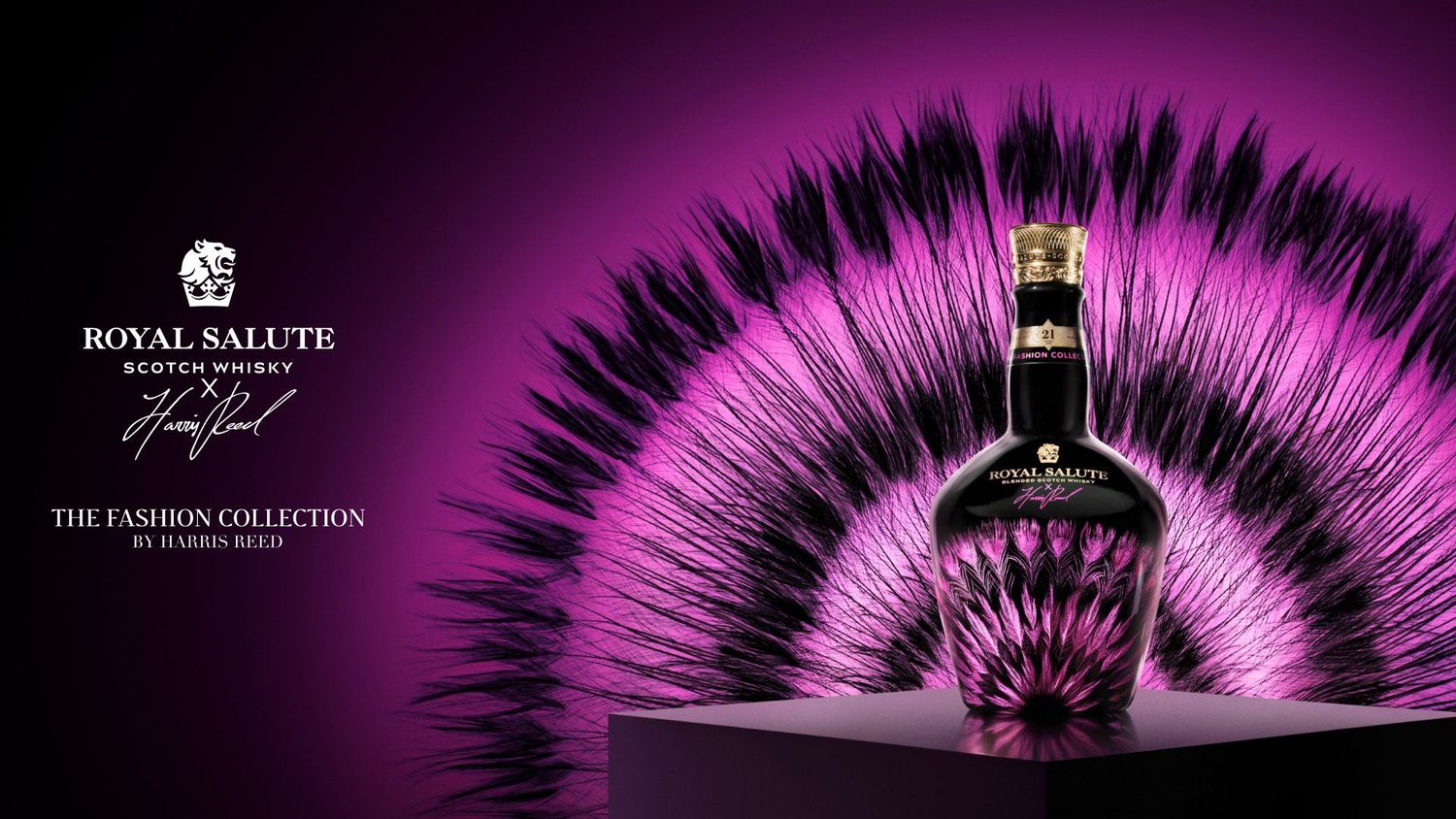 Chivas Regal Royal Salute - 21 years Harris Read Edition Purple Chivas Regal Royal Salute - 21 years Harris Read Edition Purple