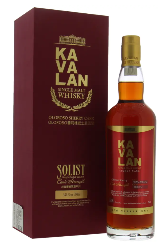Kavalan 6 years - Single Cask Oloroso Sherry Cask - 54.8%