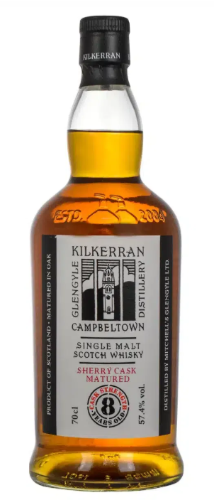 Kilkerran 8 years Sherry Cask - Cask Strenght - 57.4% - Zonder koker