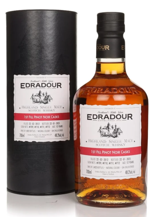 Edradour 12 years (2012-2025) - Pinot Noir Cask -  St. Michael Eppan - 48.2%