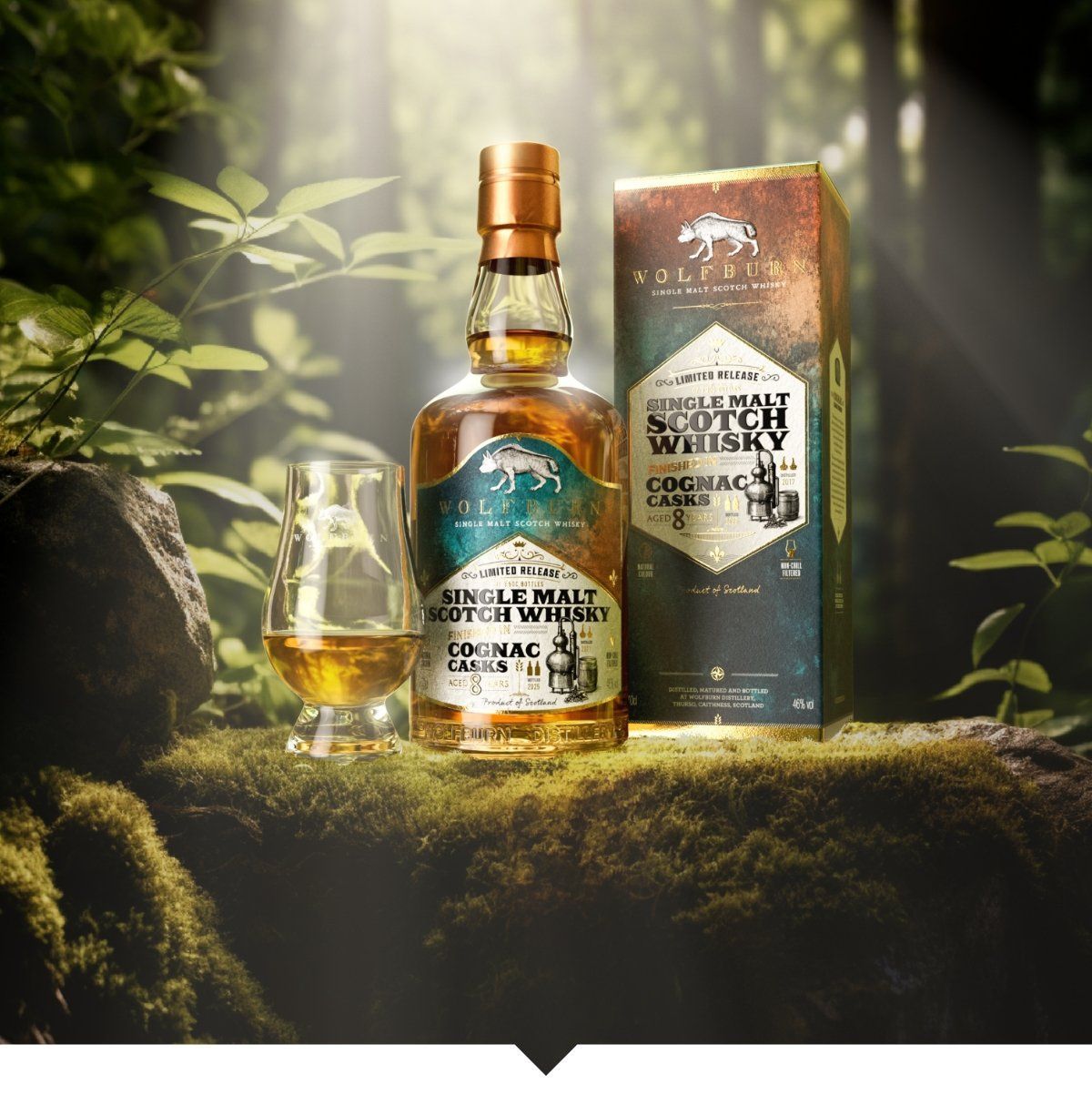 Wolfburn Cognac Cask Finish - 46% Wolfburn Cognac Cask Finish - 46%