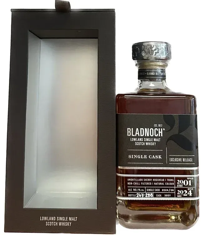 Bladnoch Single Cask 2001 - 2024 - Amontillado Sherry Hogshead - 50.1%