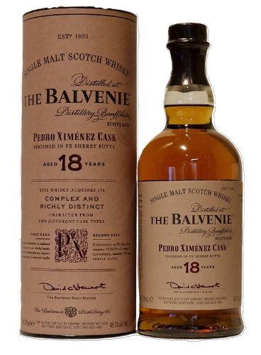 Balvenie 18 years - Pedro Ximénez Cask - 48.7%