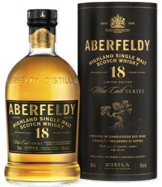Aberfeldy 18 years - Sangiovese Red Wine Cask - 46%