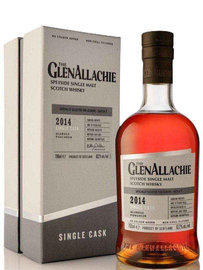 GlenAllachie 10 years old - Oloroso Puncheon - Batch 7 - 62.2%