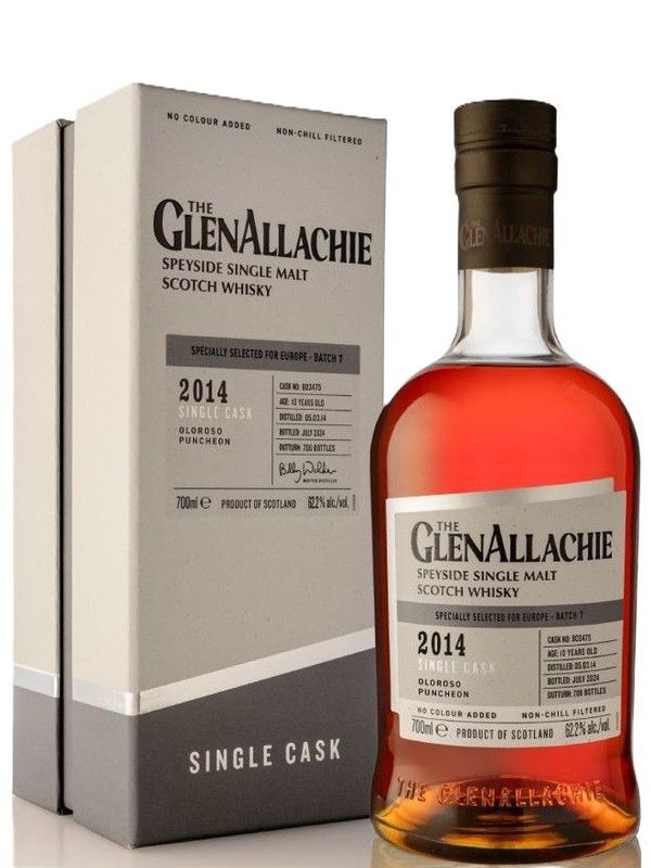 GlenAllachie 10 years old - Oloroso Puncheon - Batch 7 - 62.2%