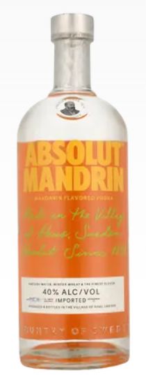 Absolut Mandrin vodka - liter