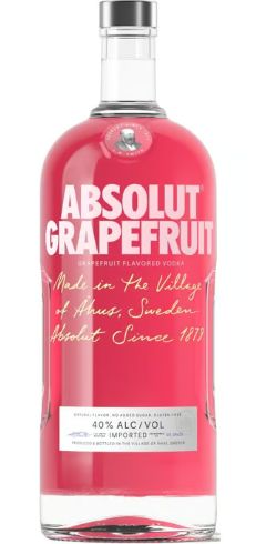 Absolut Grapefruit vodka