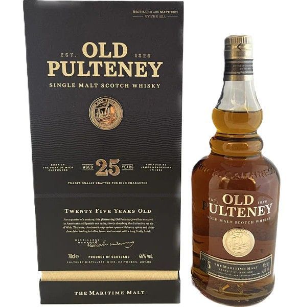 Old Pulteney 25 years - The Maritime Malt - 46%