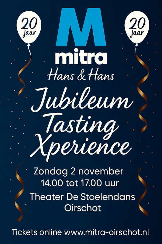 Ticket voor de Jubileum Tasting Xperience zondag 2 november 2025
