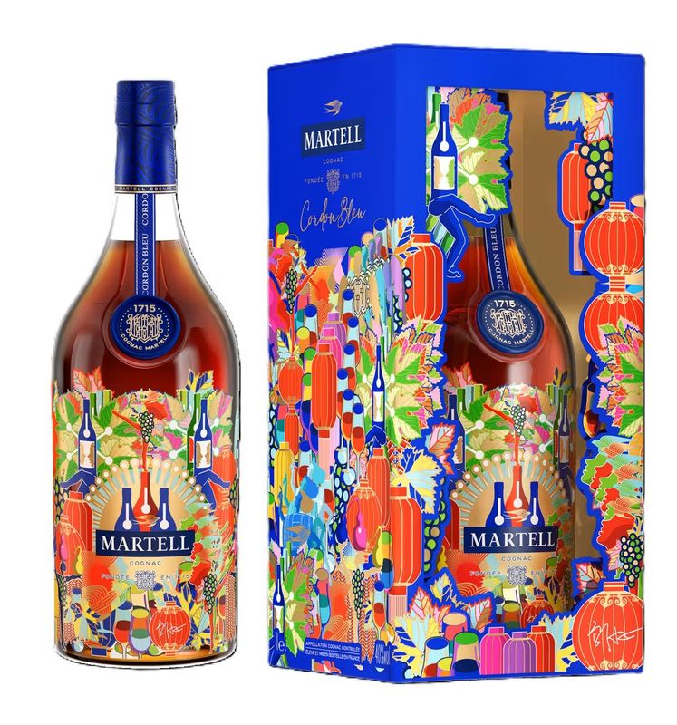 Martell - Cordon Bleu - Limited Edition - Lunar New Year 2025 - 40%