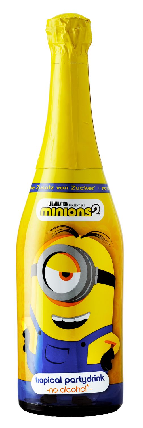 Minions Tropical Partydrink alcohol vrij - 0.0% alc.