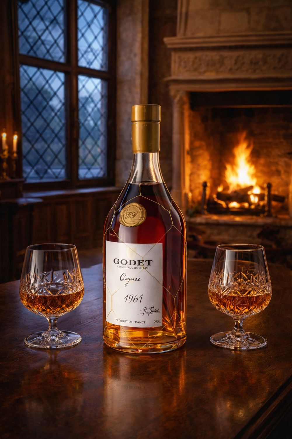 Godet Cognac Millésime Petite Champagne 1961