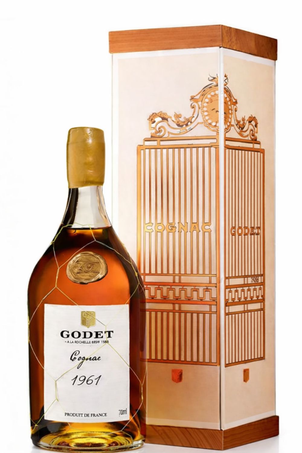 Godet Cognac Millésime Petite Champagne 1961